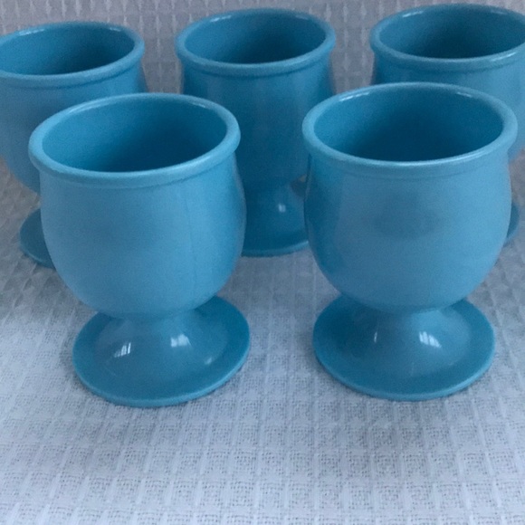 Crate&Barrel Other - Set of 5 Blue Egg Cups Easter Crate & Barrel